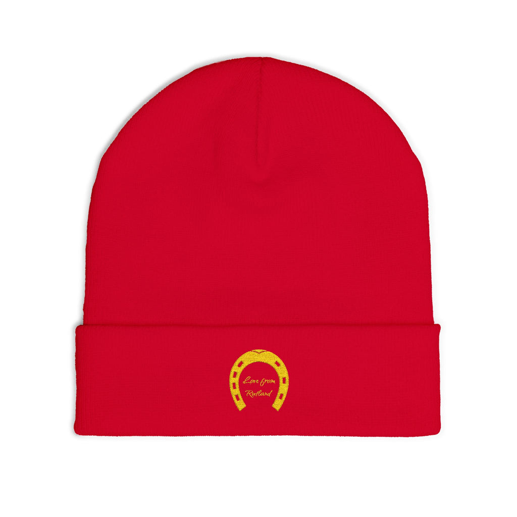 Classic Logo Embroidered Knit Beanie