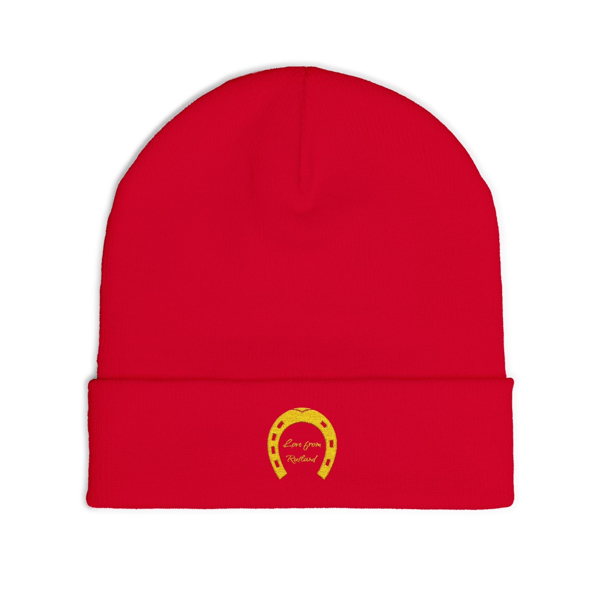 Classic Logo Embroidered Knit Beanie