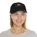Heart & Horseshoe Cap with Leather Patch (Rectangle)