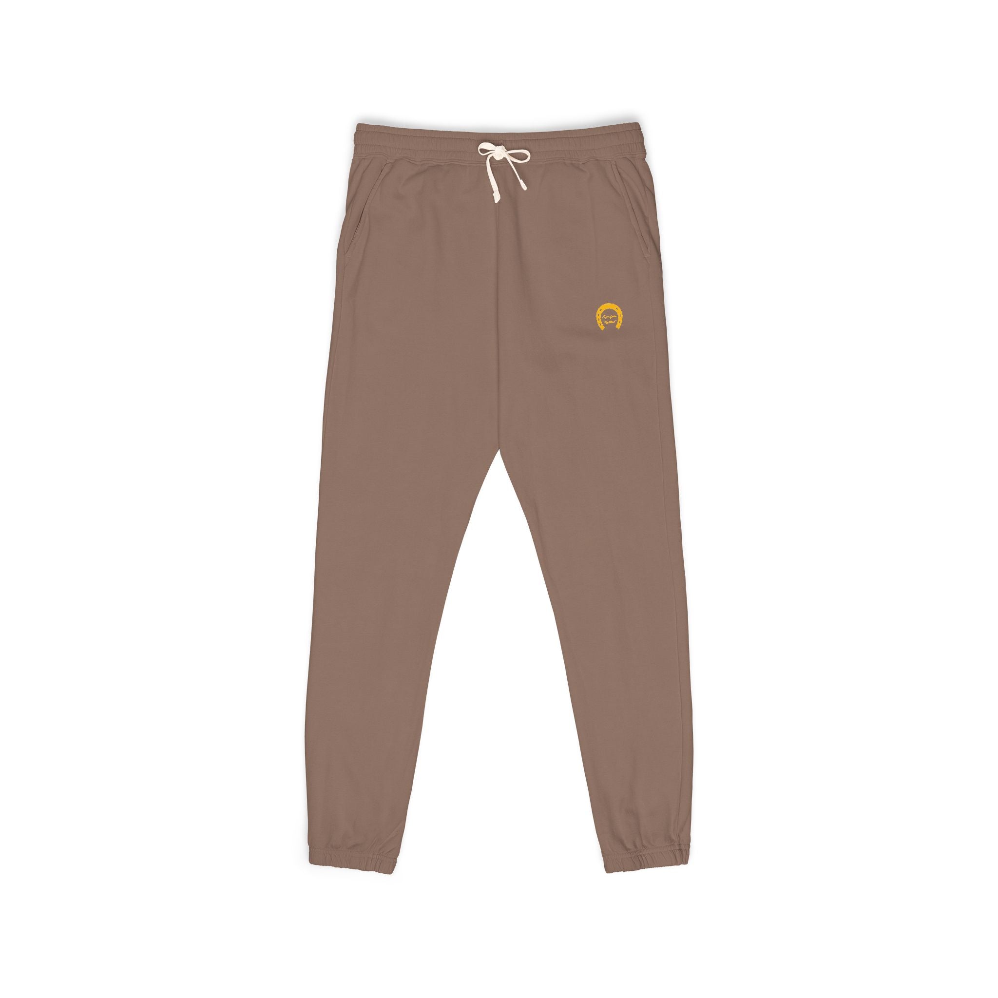 Classic Logo Cozy Garment-Dyed Sweatpants | Unisex Fleece Lounge Pants