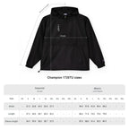 Classic Logo Champion Outdoor Anorak Jacket - Lightweight Rain Gear, Packable Windbreaker