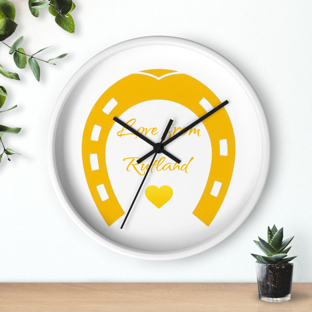 Heart & Horseshoe Wall Clock