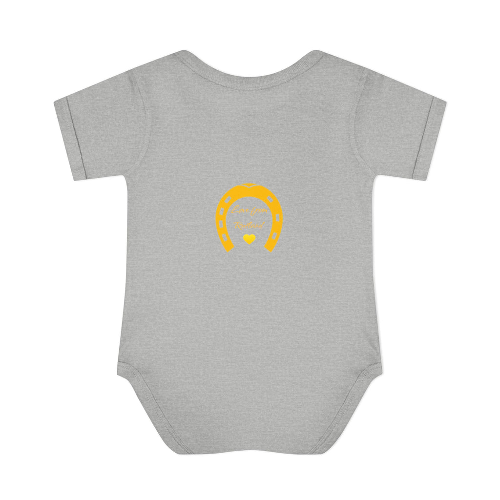 Heart & Horseshoe Bodysuit - Cute Gift for Newborns, Baby Shower, Birthday Outfit, Infants,