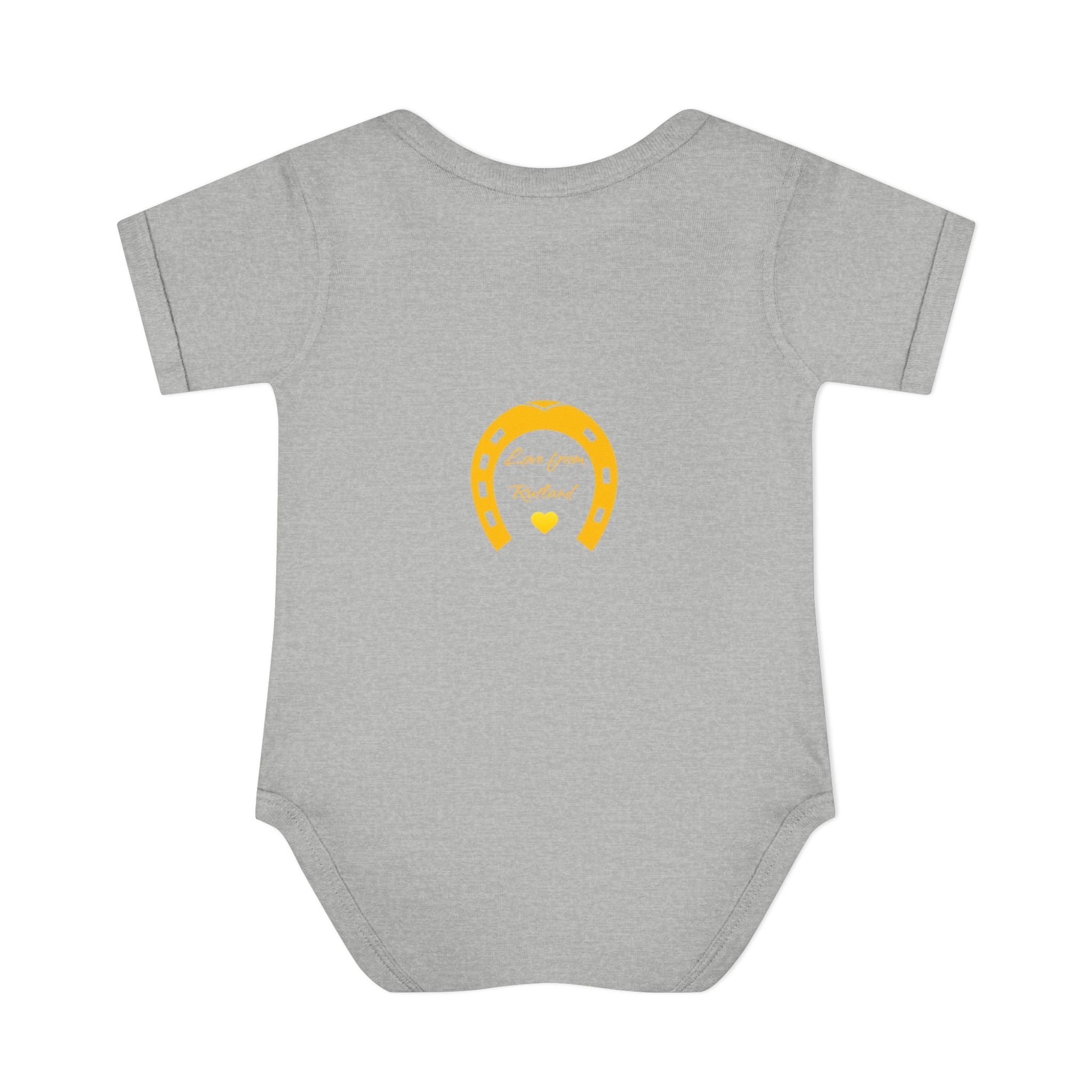 Heart & Horseshoe Bodysuit - Cute Gift for Newborns, Baby Shower, Birthday Outfit, Infants,