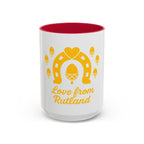 Classic Logo Colourful Love From Rutland Mug