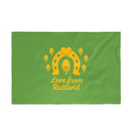 Classic Logo Love From Rutland Double Sided Flag