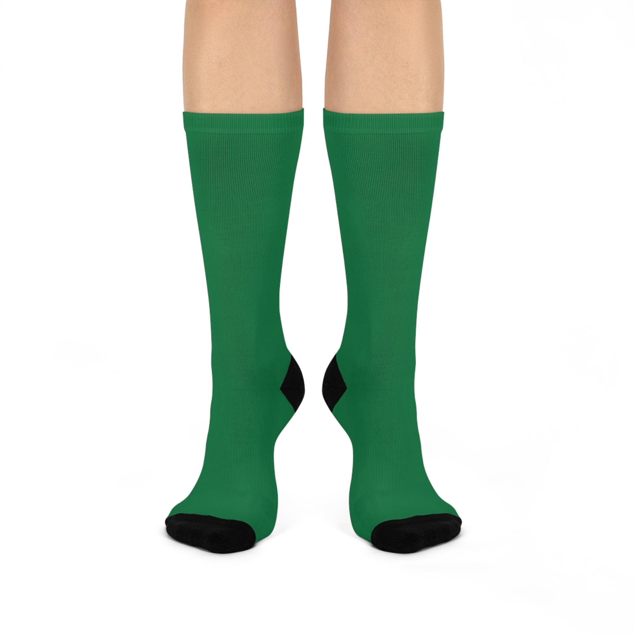 Classic Logo Love From Rutland Cushioned Crew Socks - Green