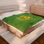 Classic Logo Velveteen Plush Blanket