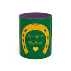 Heart & Horseshoe Accent Coffee Mug (11, 15oz)