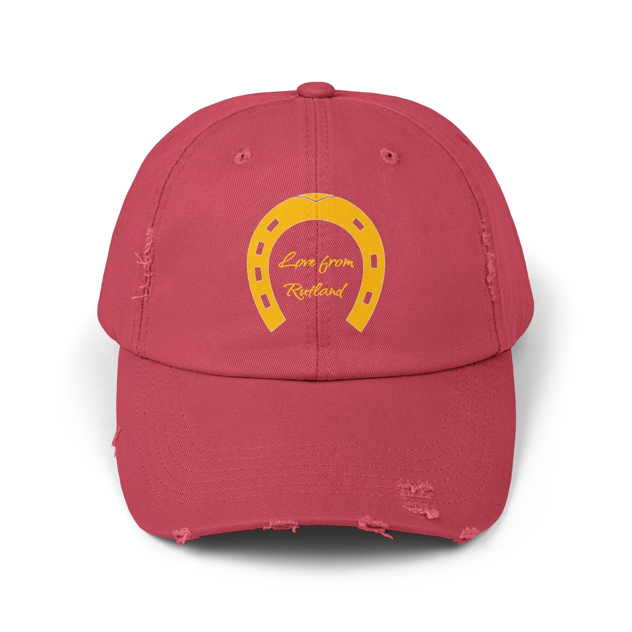 Trendy Distressed Cap with Classic Logo Design