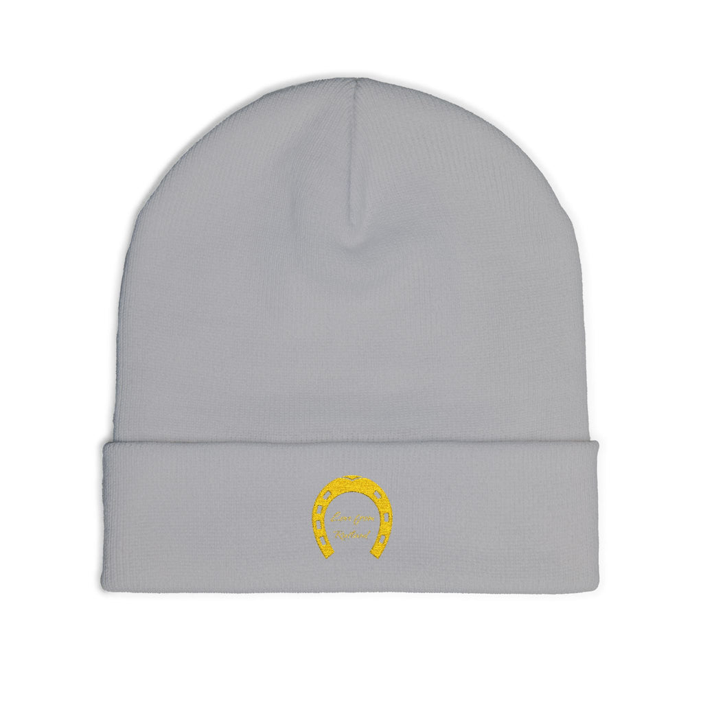 Classic Logo Embroidered Knit Beanie