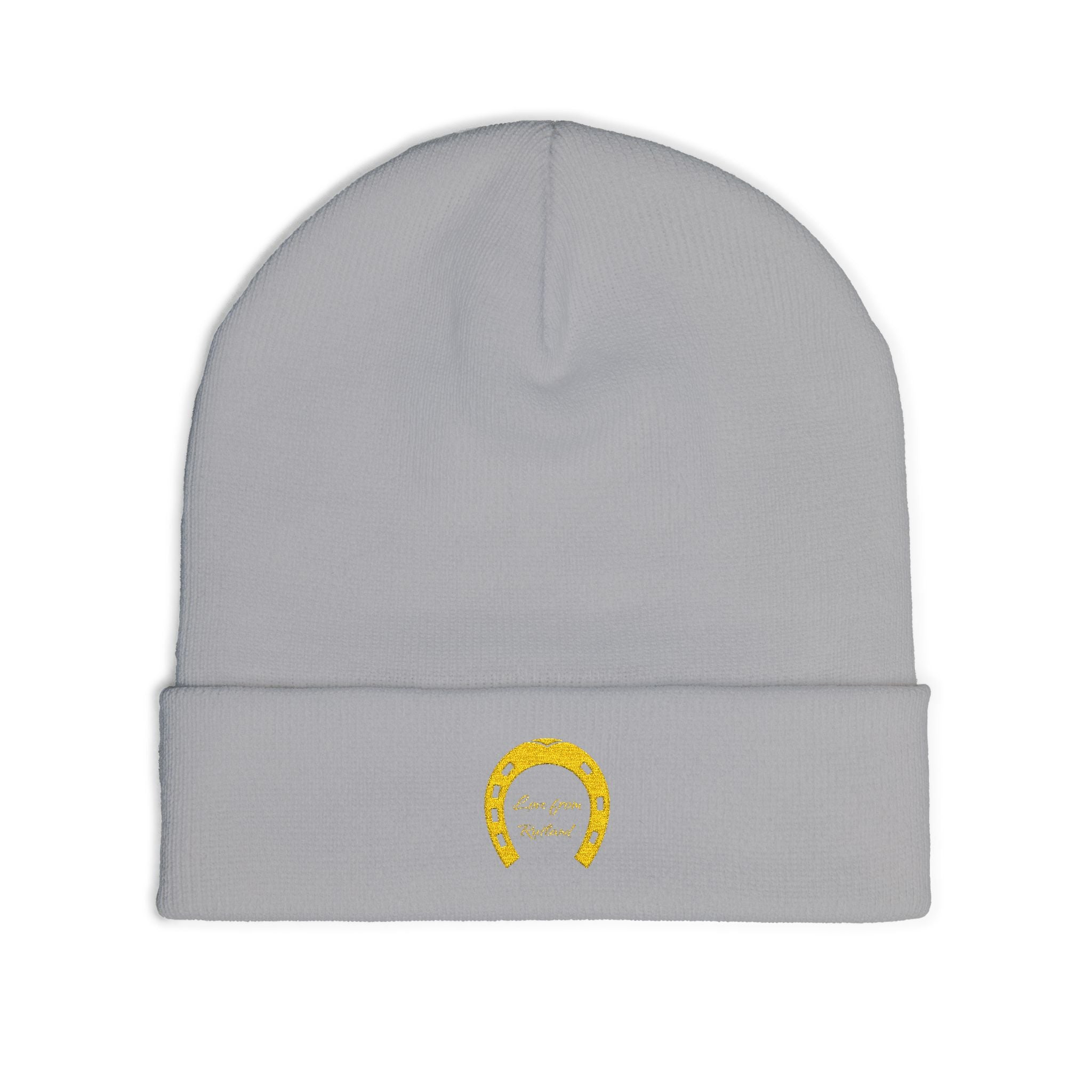 Classic Logo Embroidered Knit Beanie