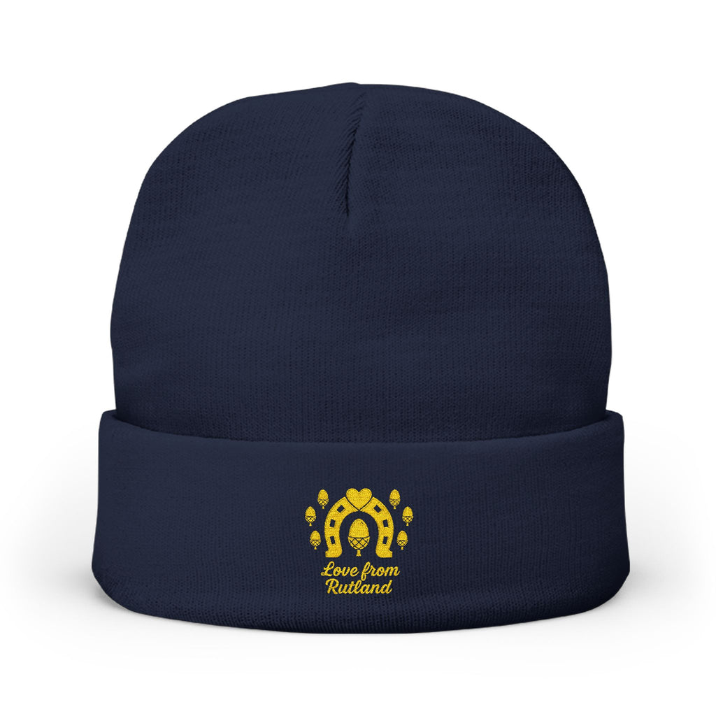 Classic Logo Embroidered Knit Beanie
