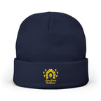 Classic Logo Embroidered Knit Beanie