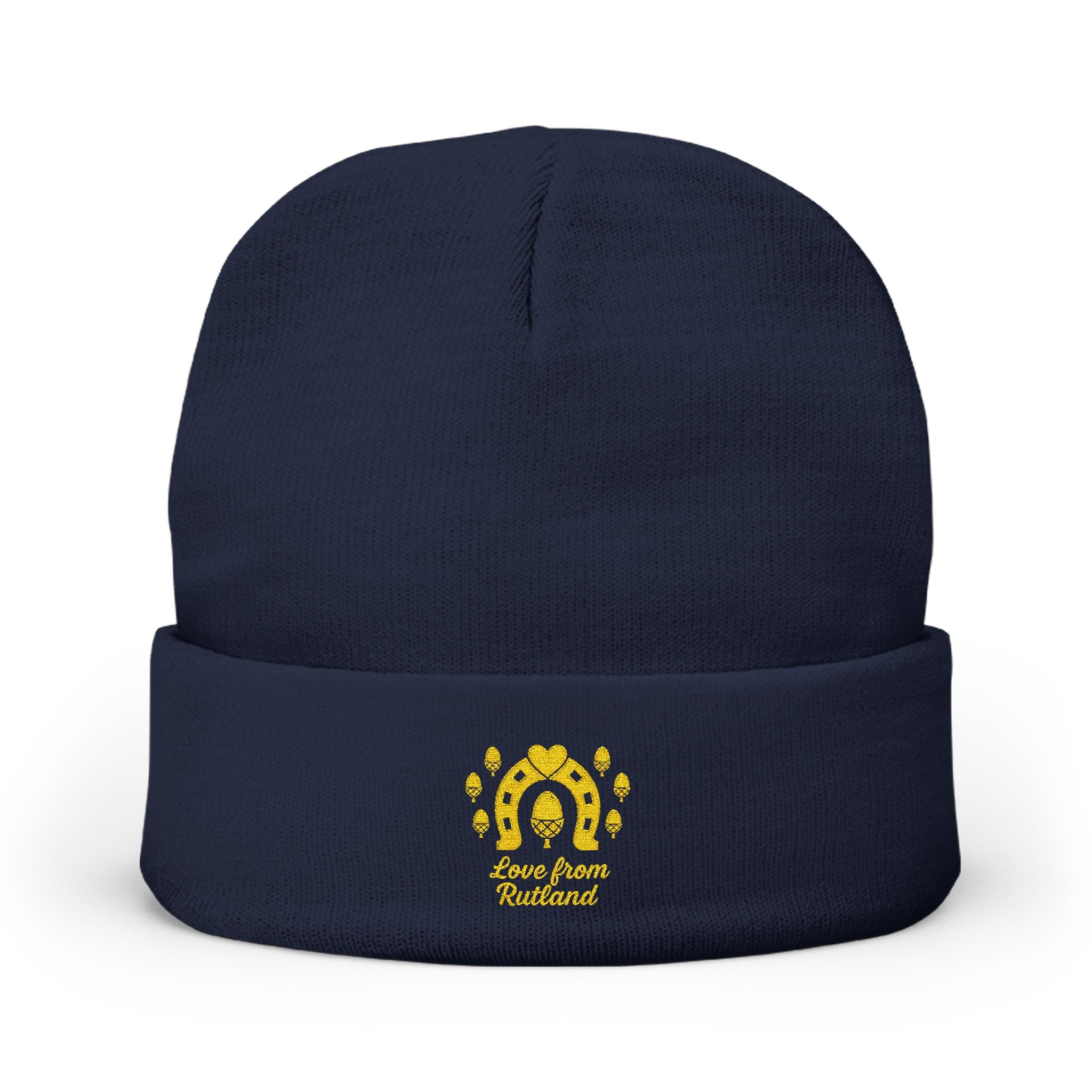 Classic Logo Embroidered Knit Beanie