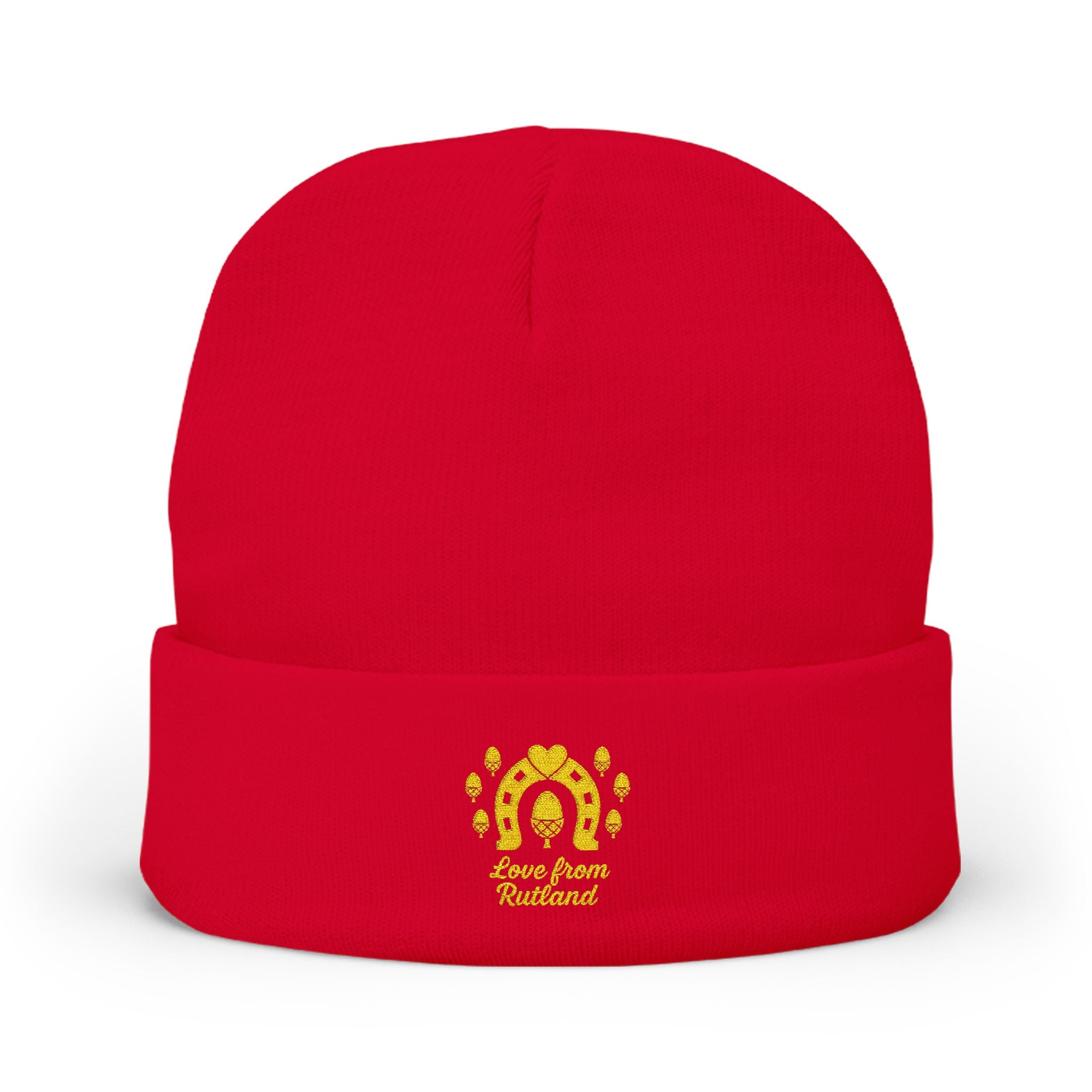 Classic Logo Embroidered Knit Beanie