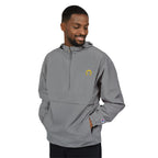 Classic Logo Champion Outdoor Anorak Jacket - Lightweight Rain Gear, Packable Windbreaker