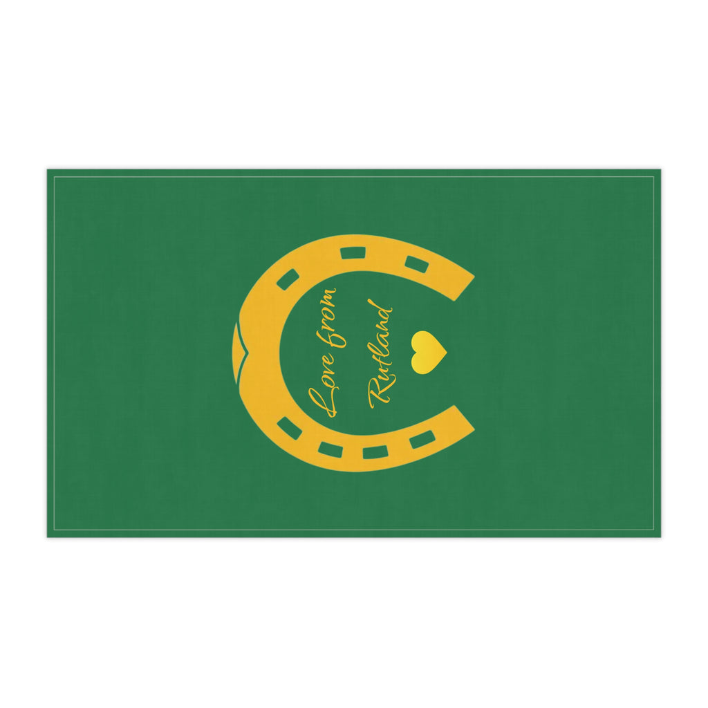 Heart & Horseshoe Tea Towels (cotton, poly)