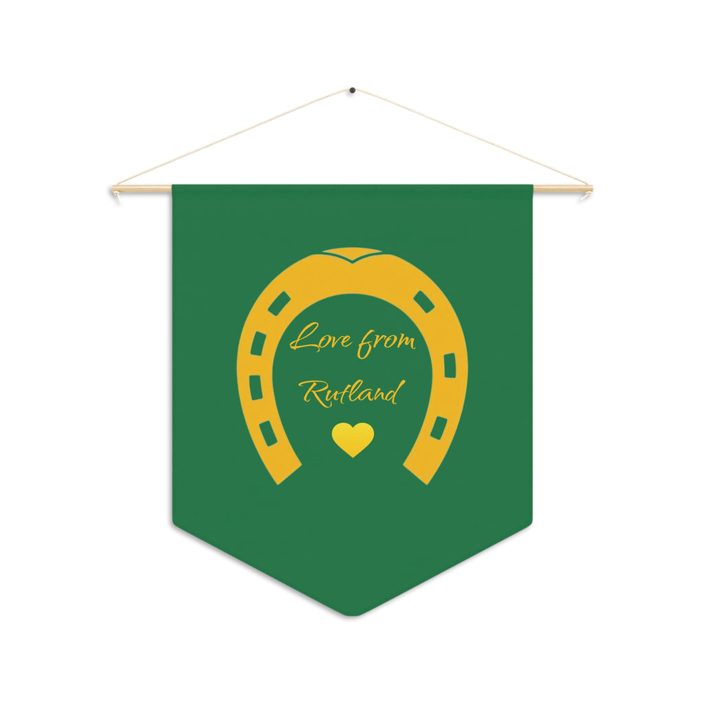Heart & Horseshoe Wall Pennant