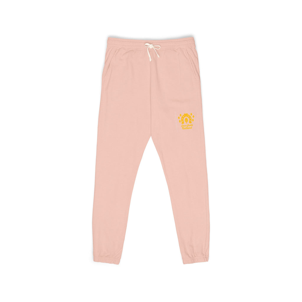 Classic Logo Cozy Garment-Dyed Sweatpants | Unisex Fleece Lounge Pants
