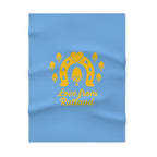 Classic Logo Soft Fleece Baby Blue Blanket