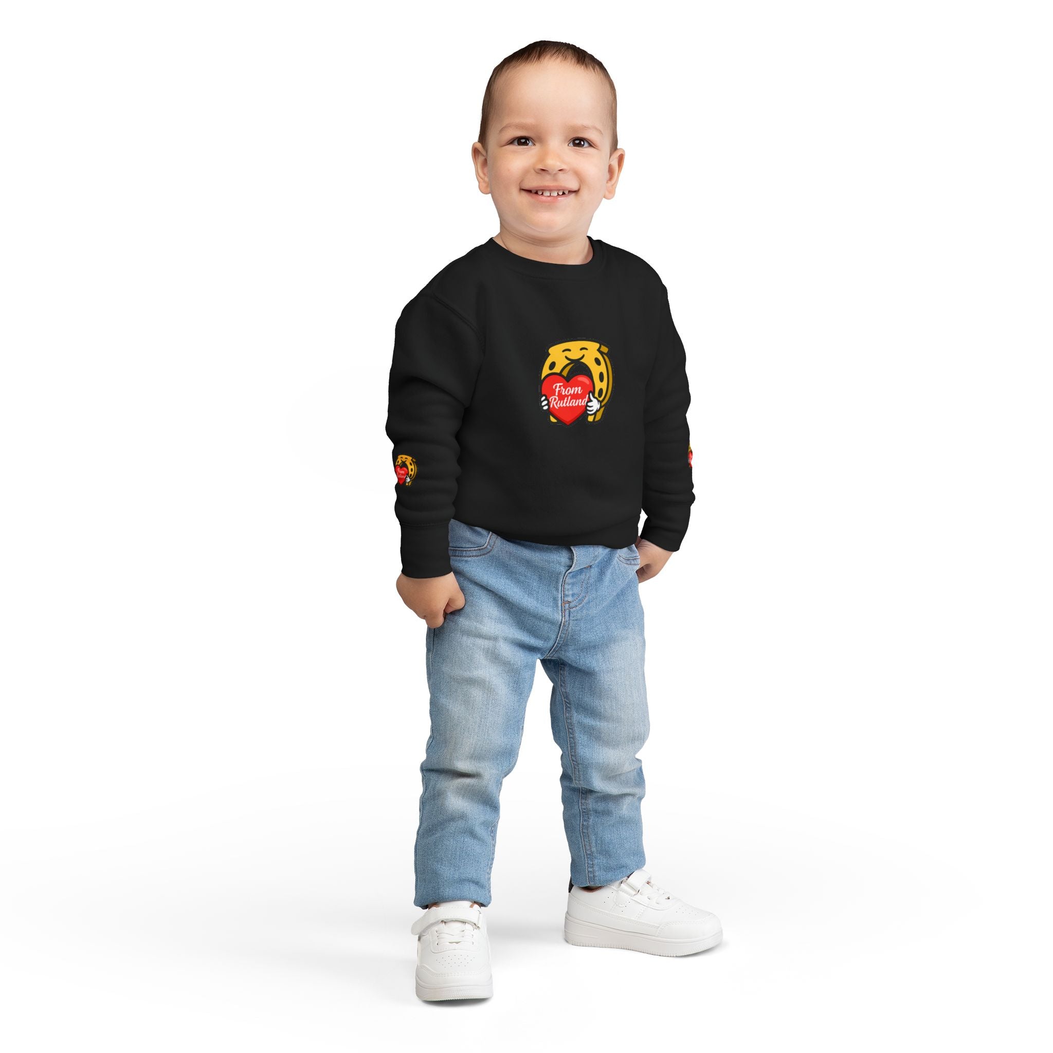 Heart & Horseshoe Toddler Sweatshirt