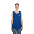 Classic Logo Unisex Heavy Cotton Tank Top, Summer Style, Casual Wear, Beach Day Outfit, Gift for Her, Vacation Attire