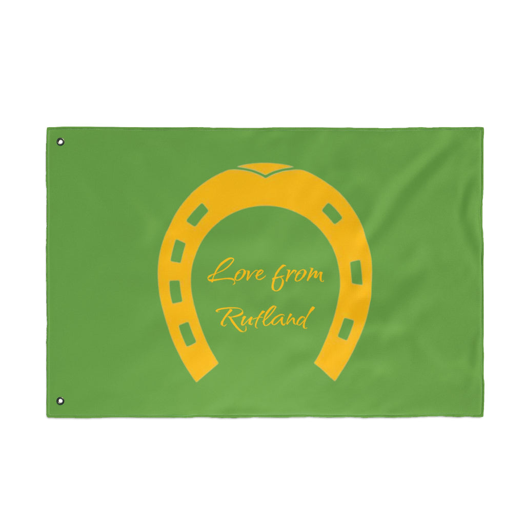 Classic Logo Love From Rutland Double Sided Flag