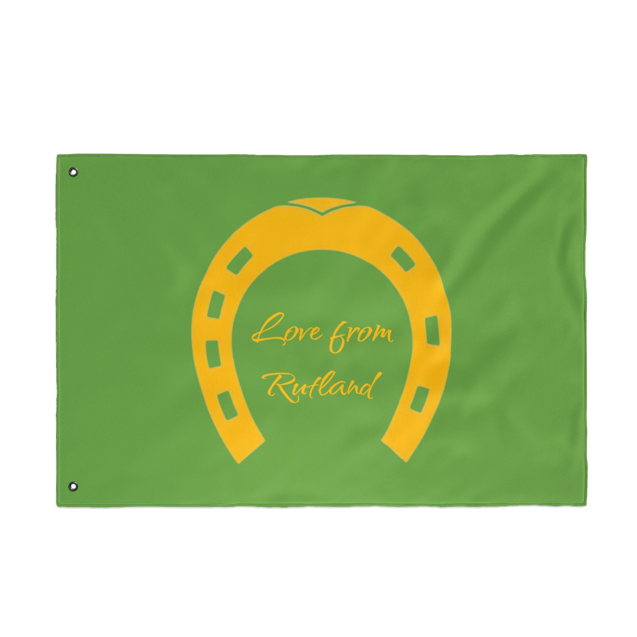 Classic Logo Love From Rutland Double Sided Flag