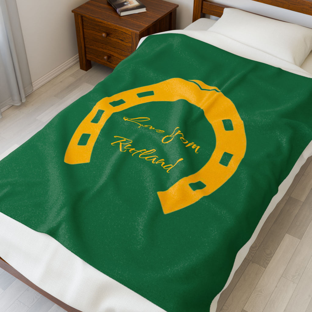 Classic Logo Velveteen Plush Blanket