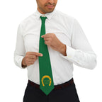Classic Logo Green Love From Rutland Necktie