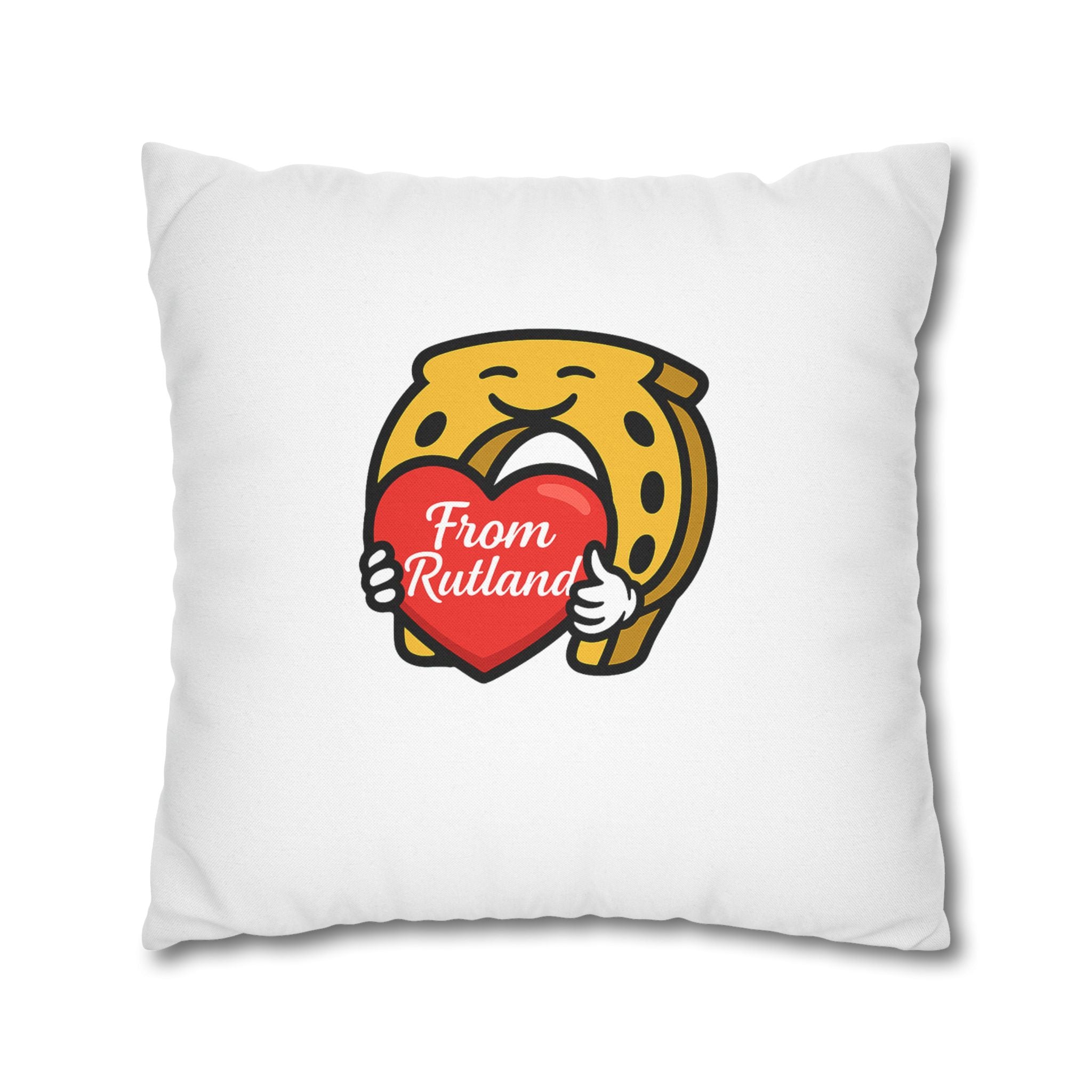 Spun Polyester Square Pillowcase