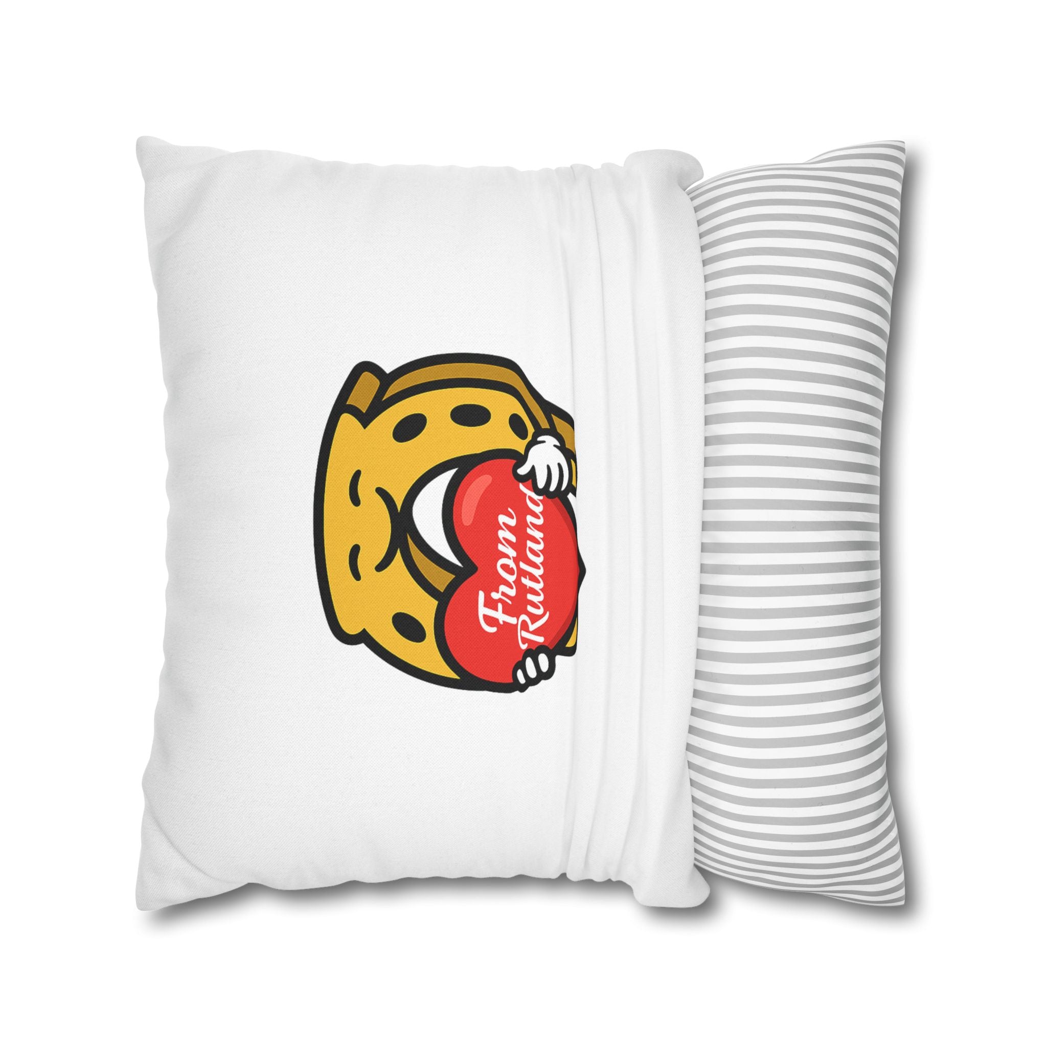 Spun Polyester Square Pillowcase