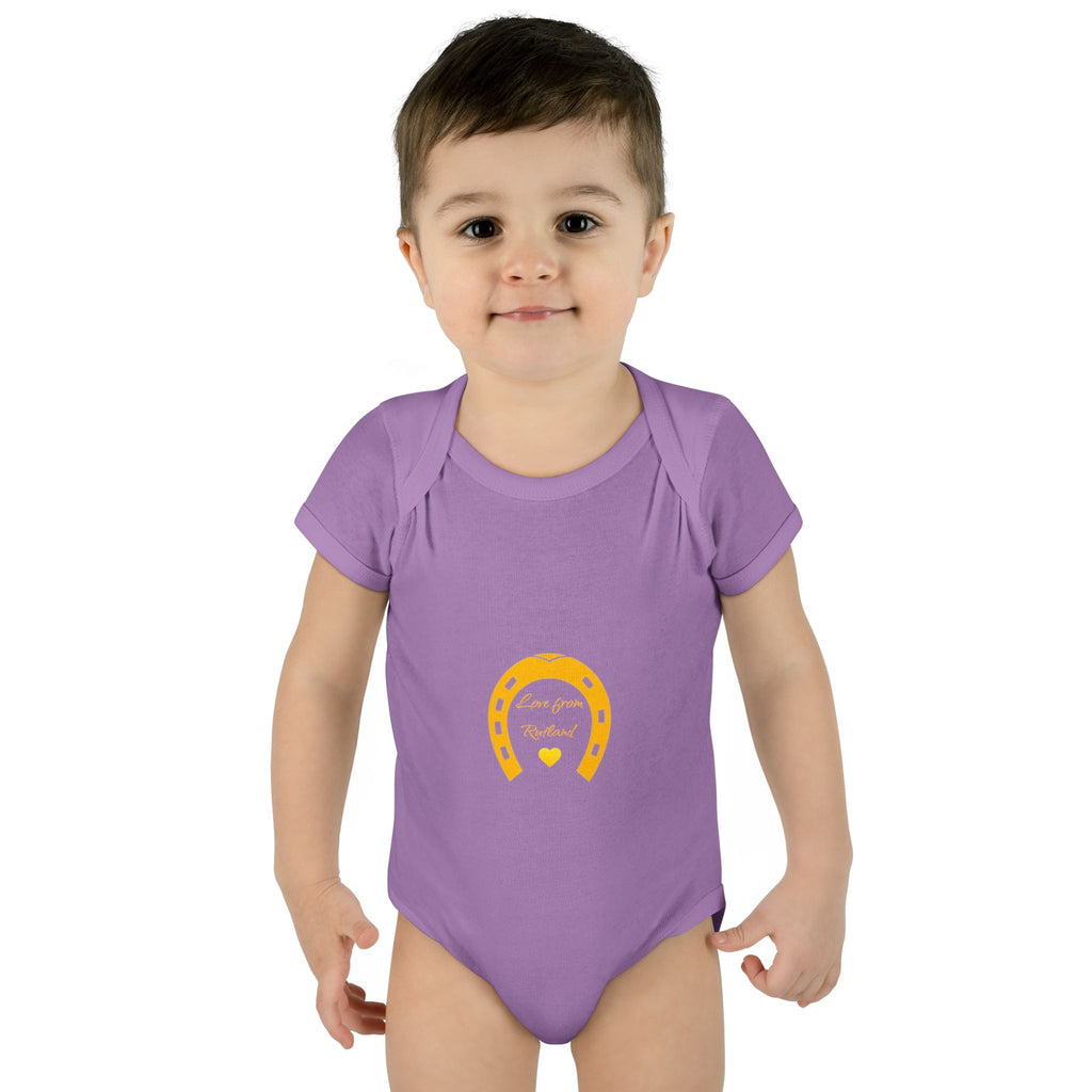 Heart & Horseshoe Bodysuit - Cute Gift for Newborns, Baby Shower, Birthday Outfit, Infants,
