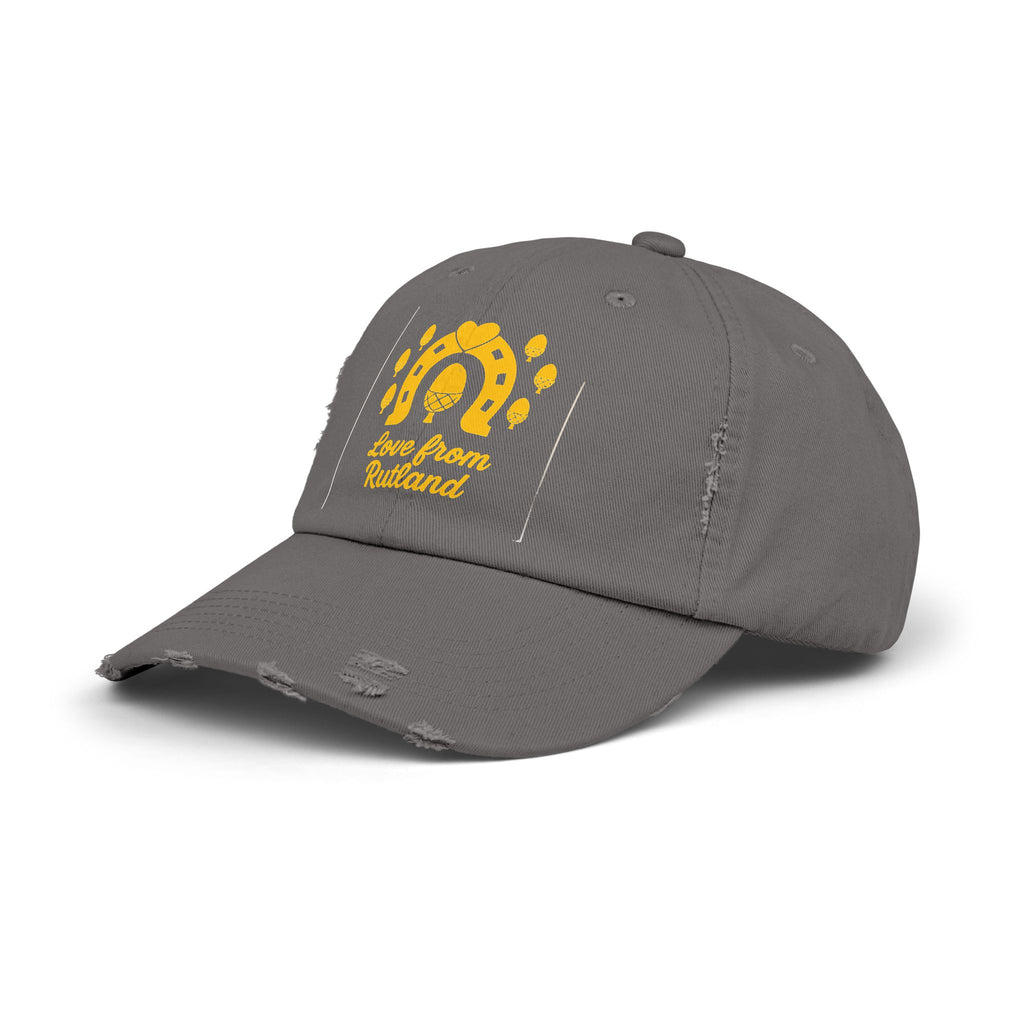 Trendy Distressed Cap with Classic Logo Design