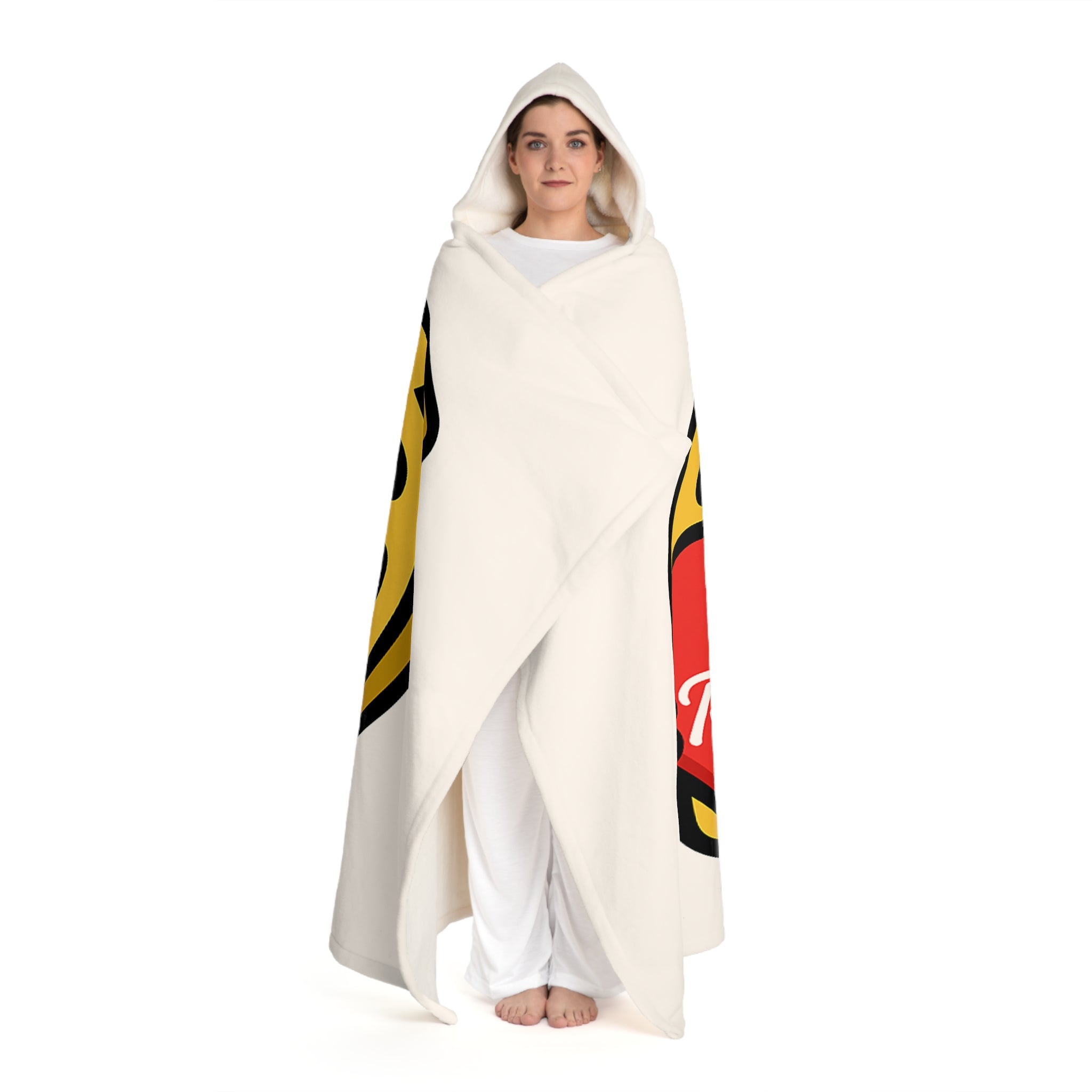 Hooded Sherpa Fleece Blanket