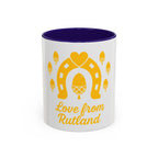 Classic Logo Colourful Love From Rutland Mug