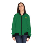 Classic Logo Women's Bomber Jacket - Green