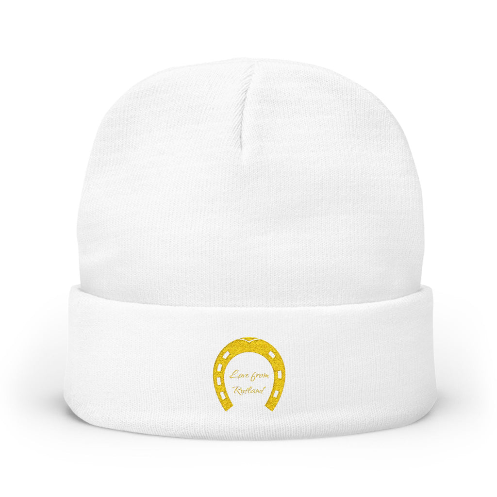 Classic Logo Embroidered Knit Beanie