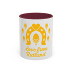 Classic Logo Colourful Love From Rutland Mug