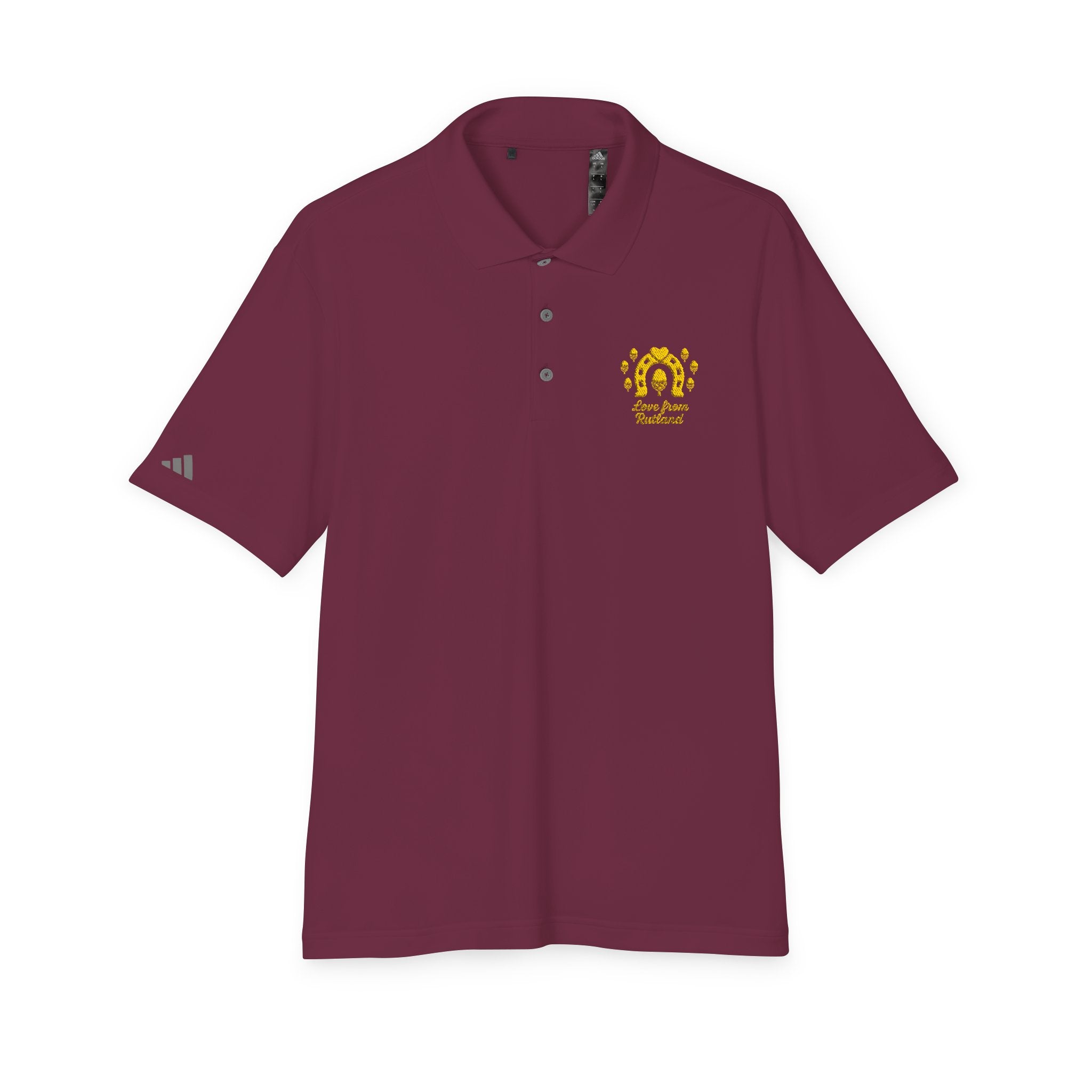 Classic Logo Adidas Unisex Performance Polo