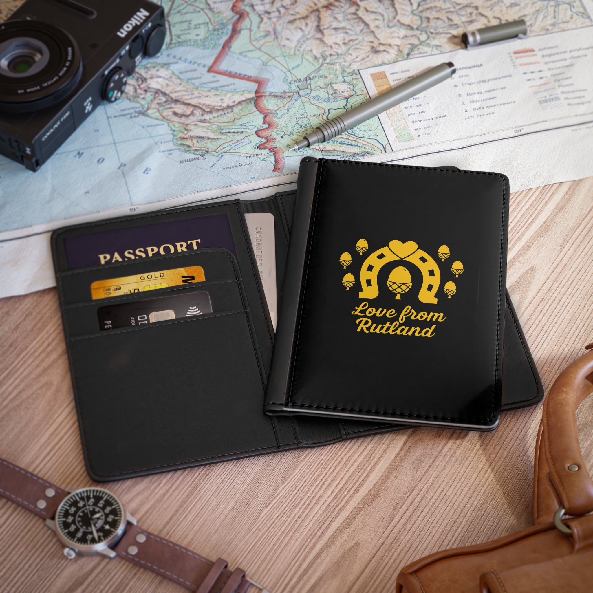 Classic Logo Love From Rutland Passport Cover