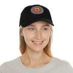 Heart & Horseshoe Cap with Leather Patch (Round)