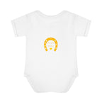 Heart & Horseshoe Bodysuit - Cute Gift for Newborns, Baby Shower, Birthday Outfit, Infants,