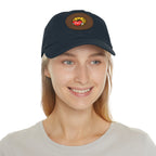 Heart & Horseshoe Cap with Leather Patch (Round)