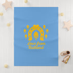 Classic Logo Soft Fleece Baby Blue Blanket