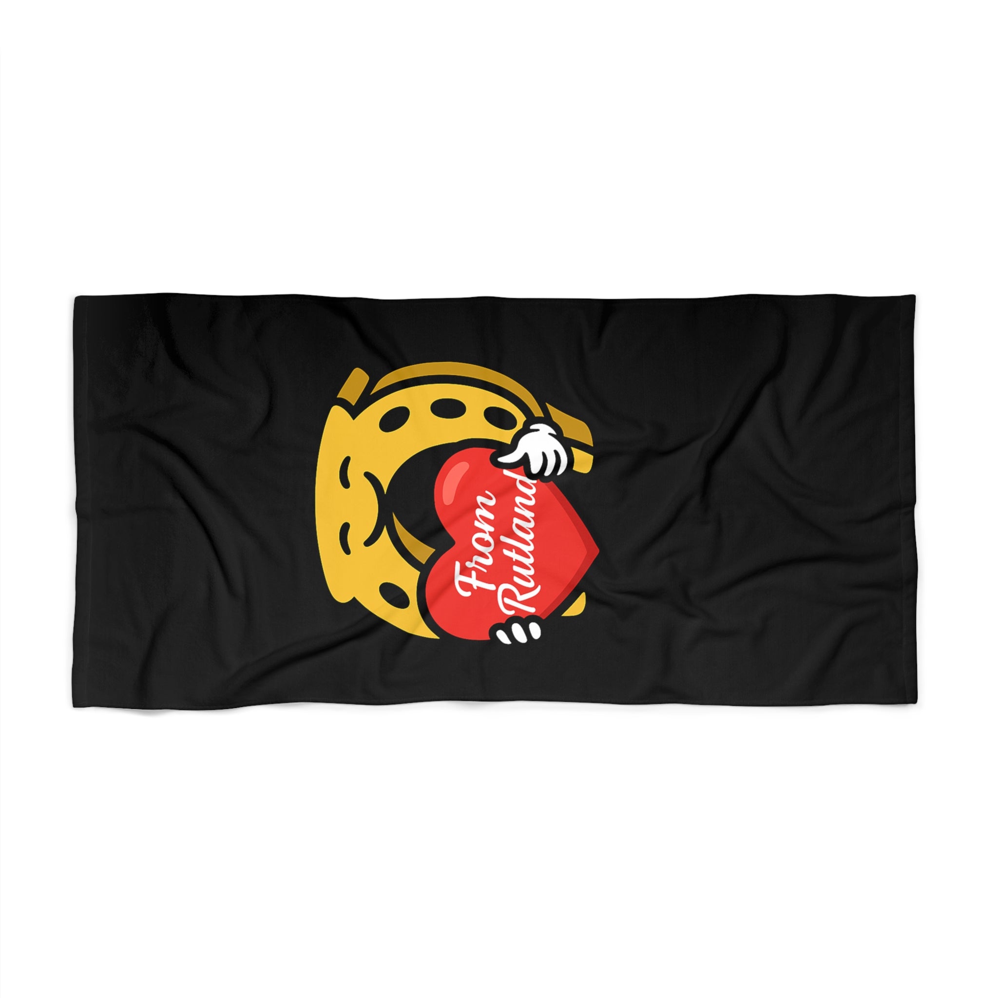 Horseshoe & Heart Beach Towel