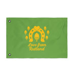 Classic Logo Love From Rutland Double Sided Flag