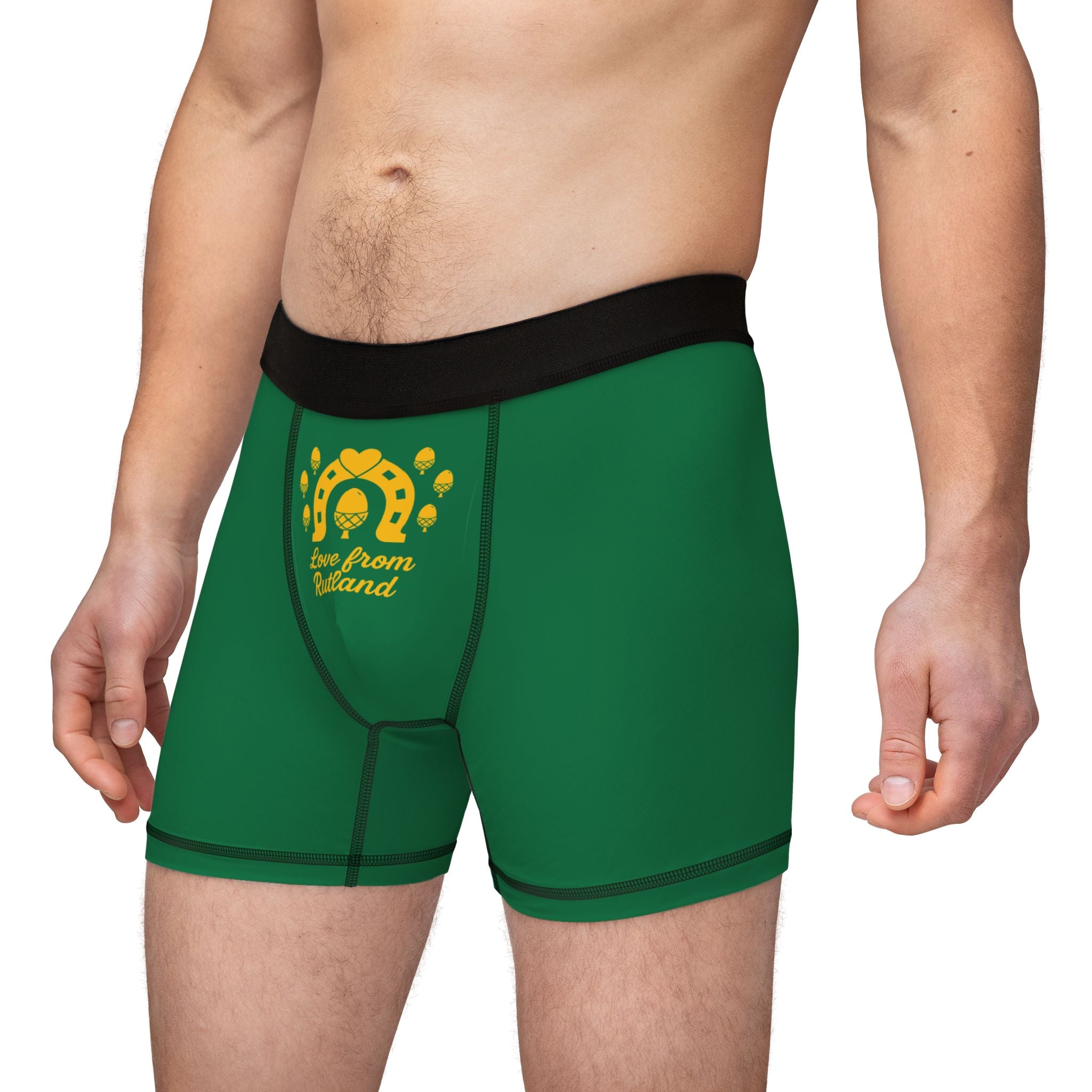 Men's Boxers with Classic Logo Design