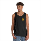 Sunshine Goddess Unisex Heavy Cotton Tank Top, Summer Style, Casual Wear, Beach Day Outfit, Gift for Her, Vacation Attire